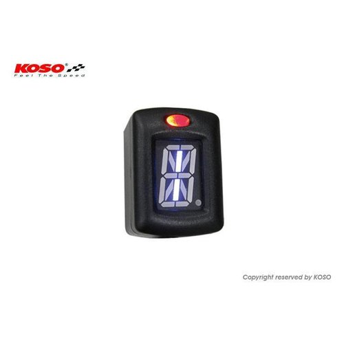 KOSO Mini Style Gear meter with Shift Light