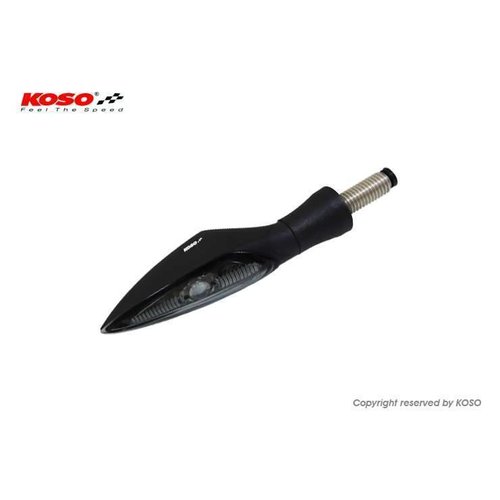 KOSO LED-indicator Stinger, rooklens