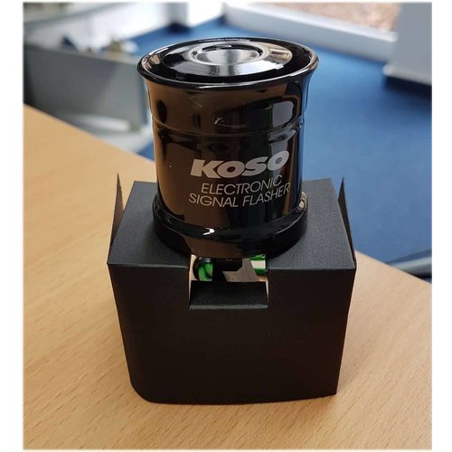 KOSO Relais de clignotant (numérique) 12V, 3 connecteurs, max 15A