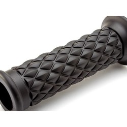 Black Diamond Cafe Racer Style Hand Grips - 7/8" (22 mm)