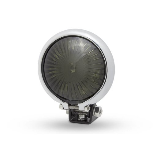 Feu arrière à LED fumé type "Bates" style 2 - Noir et chrome