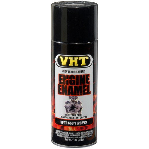 VHT Peinture moteur noir brillant
