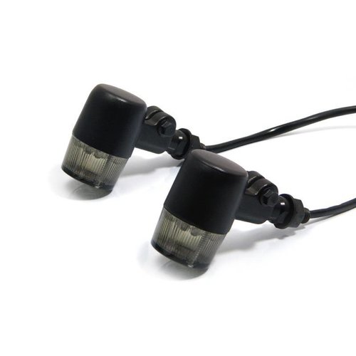 Zwarte Classic Barrel Led richtingaanwijzers