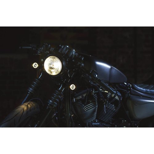 Kellermann Indicator / White Markerlight Bullet 1000 PL Chrome