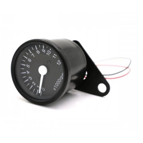 12.000 Drehzahlmesser Tachometer Mechanischer Schwarz