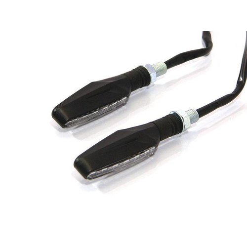 Clignotants noirs à LED "Sleek"