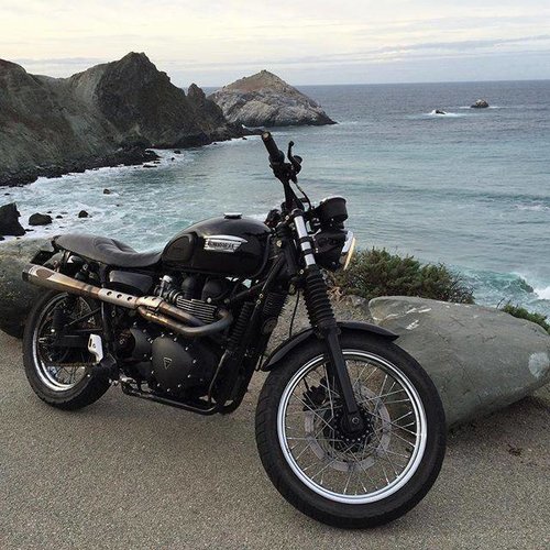 Roland Sands 2-Up Step Triumph Classic Seat Enzo Black