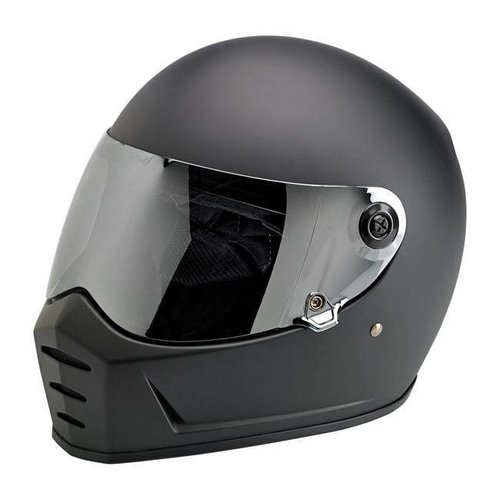 Biltwell Visière Lane Splitter réfléchissante chromée et antibuée