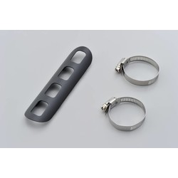 Geluiddemperbeschermer recht gestanst zwart