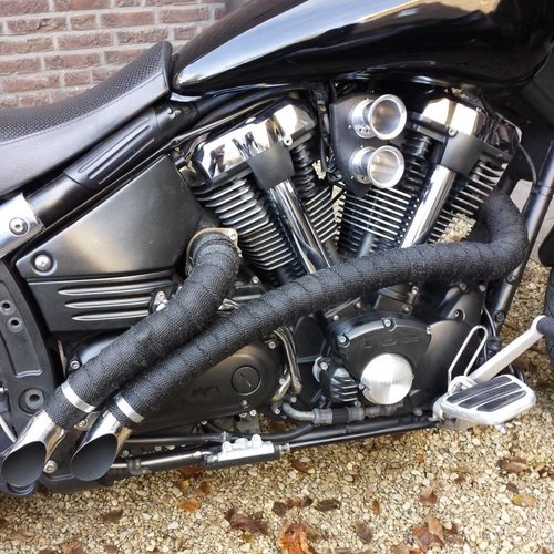 MCU 10M x 5CM Anthracite Exhaust Wrap