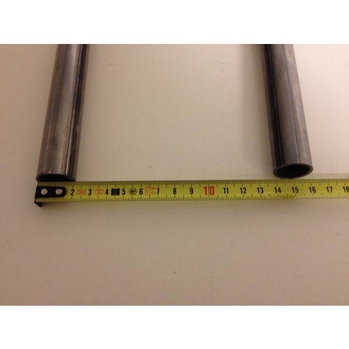 MCU 22MM Cafe Racer Hoop 180 Graden Subframe Bocht OD: 162MM