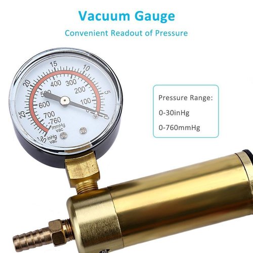 15 Part Vacuum Pump for Brake Fluid - Brake Bleeder