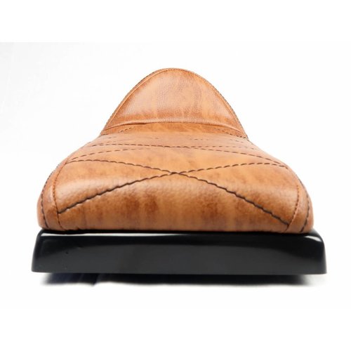 C.Racer Cafe Racer Seat Chocolat Diamond Stitch Brown Type 69 long