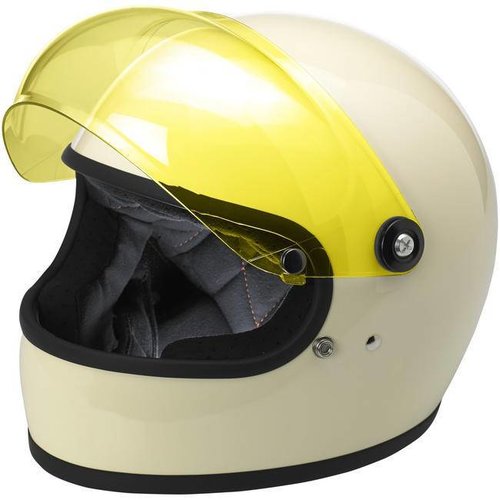 Biltwell Visière jaune anti-buée Gringo S type "Bulle"