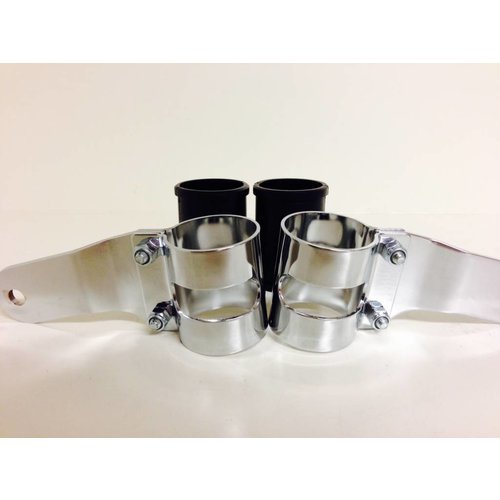 Shin Yo Pair of 43 - 47 mm Headlight Brackets Chrome