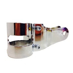 38 - 42MM Lampenhalter mit Vibrationsgummi Verchromt
