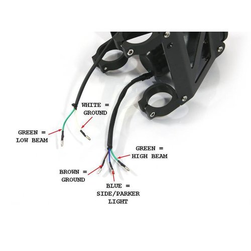 Twin Projector Koplamp Kit 55mm vork