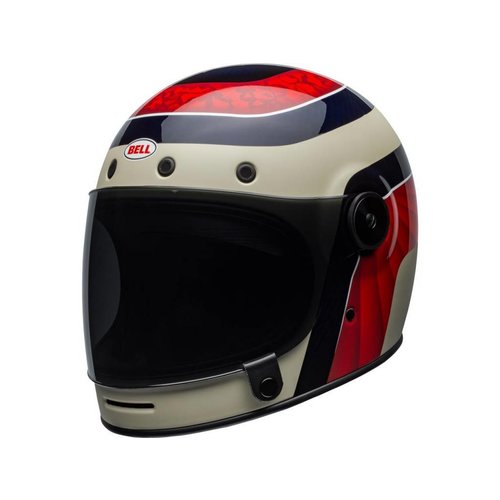 Bell Bullitt Carbon Helmet Hustle Matte/Gloss Red/Sand/Candy Blue