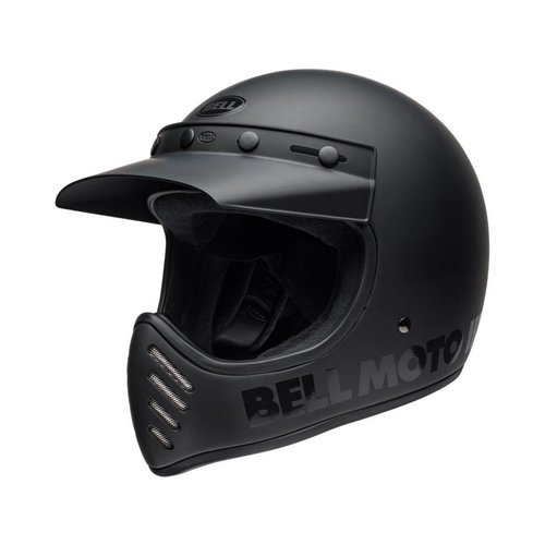 Bell Moto-3 Helmet Classic Matte/Gloss Blackout