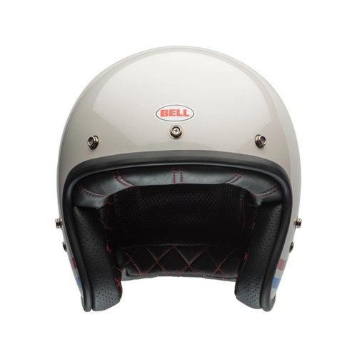 Bell Custom 500 Stripes Helmet | Pearl White