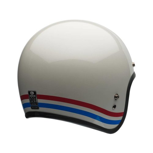 Bell Custom 500 Stripes Helmet | Pearl White
