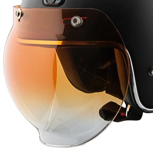 Bell Visière "bulle" avec dégradé orange Custom 500