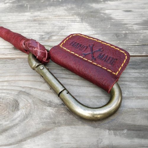 Trip Machine Braided Key Chain -Cherry Red