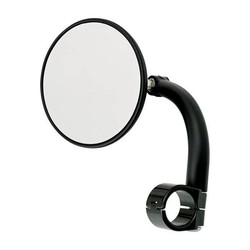 Round Utility Mirror Clamp-On-1" Black