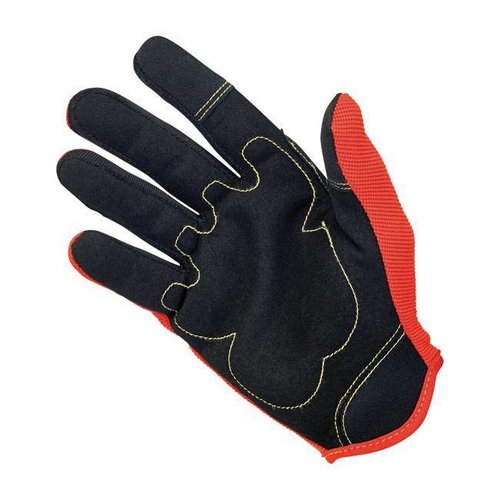 Biltwell Moto Gloves Orange/Black/Yellow