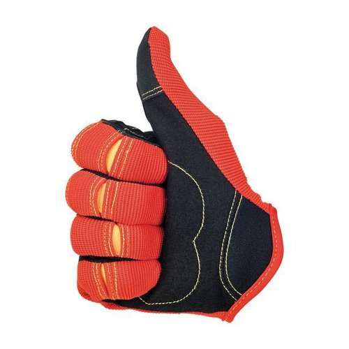 Biltwell Moto Gloves Orange/Black/Yellow