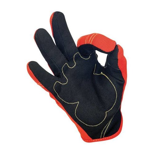 Biltwell Moto Gloves Orange/Black/Yellow