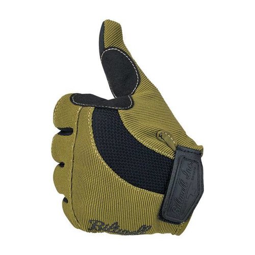 Biltwell Moto Gloves Olive/Black/Tan (select size)