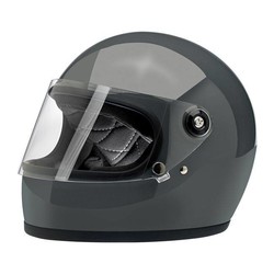 Casque Gringo S, gris brillant et homologué ECE