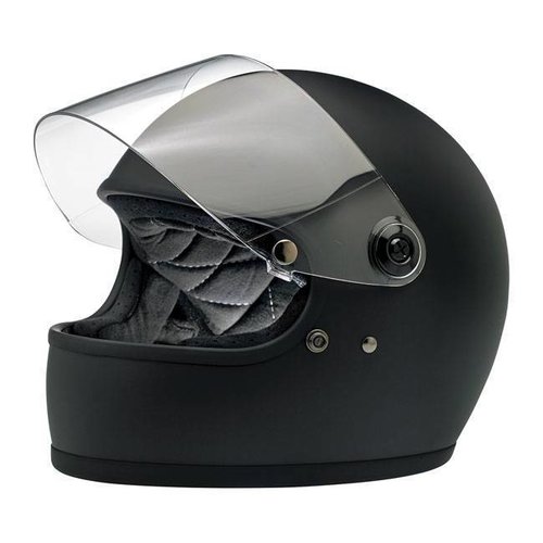 Biltwell Casque Gringo S, noir mat et homologué ECE