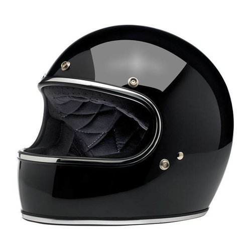 Biltwell Gringo helm Gloss Black ECE goedgekeurd