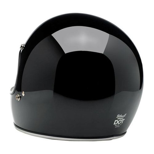 Biltwell Gringo Helm Gloss Black ECE zugelassen