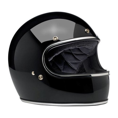 Biltwell Gringo Helm Gloss Black ECE zugelassen