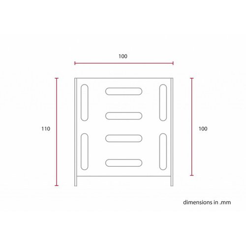 C.Racer Support de plaque d'immatriculation universel type 1