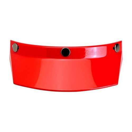 Biltwell Moto Visor Red