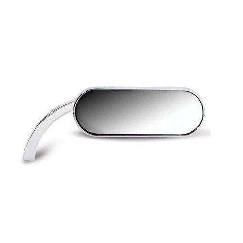 Mini Oval Spiegel Chrom