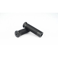 22MM Poignées rétro lignées - noires