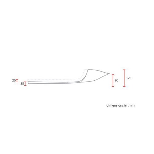 C.Racer Tracker Seat Fully upholstered Deep Brown 110