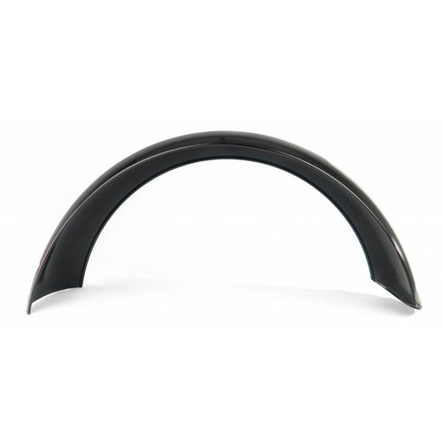 Staal Spatbord Bobber 160 mm - Zwart