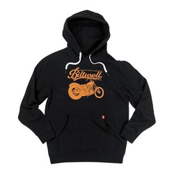 Script Hoodie schwarz