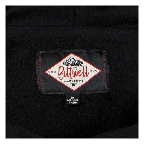 Biltwell Script Hoodie schwarz
