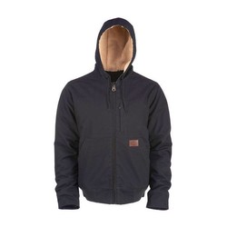 Black Farnham canvas jacket zip-up