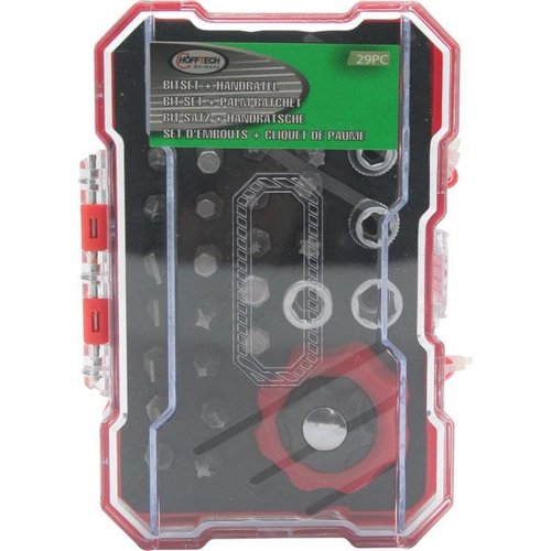 Benson Tools Bit Set + Hand Ratchet 29 pieces