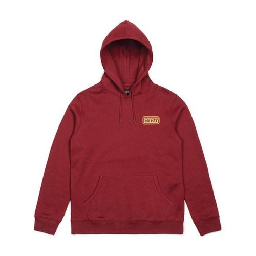 BRIXTON Springfield Fleece hoodie red