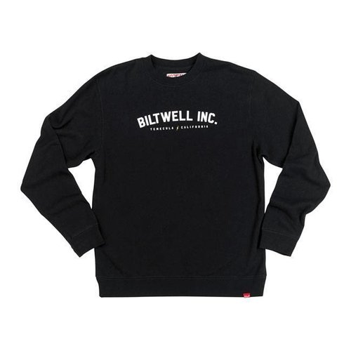 Biltwell Basic Pullover Crewneck Schwarz