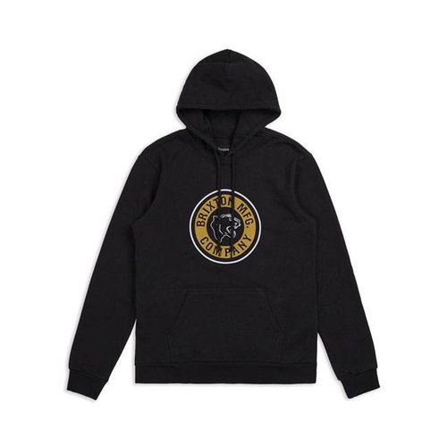 BRIXTON Forte INTL Hoodie schwarz mit Logo